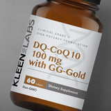 클린랩스 듀오퀴놀 코큐텐 100mg with GG Gold® 60소프트겔 - Kleen Labs DQ CoQ10 100mg with GG Gold® 60 softgel