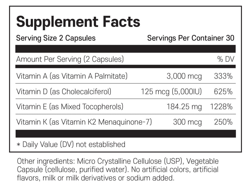 클린랩스 ADEK2 포뮬러 60캡슐 - Kleen Labs ADEK2 Formula 60 cap