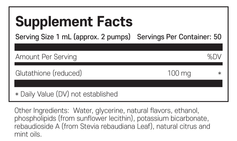 클린랩스 리포소말 글루타치온 50ml - Kleen Labs Liposomal Glutathione 50ml