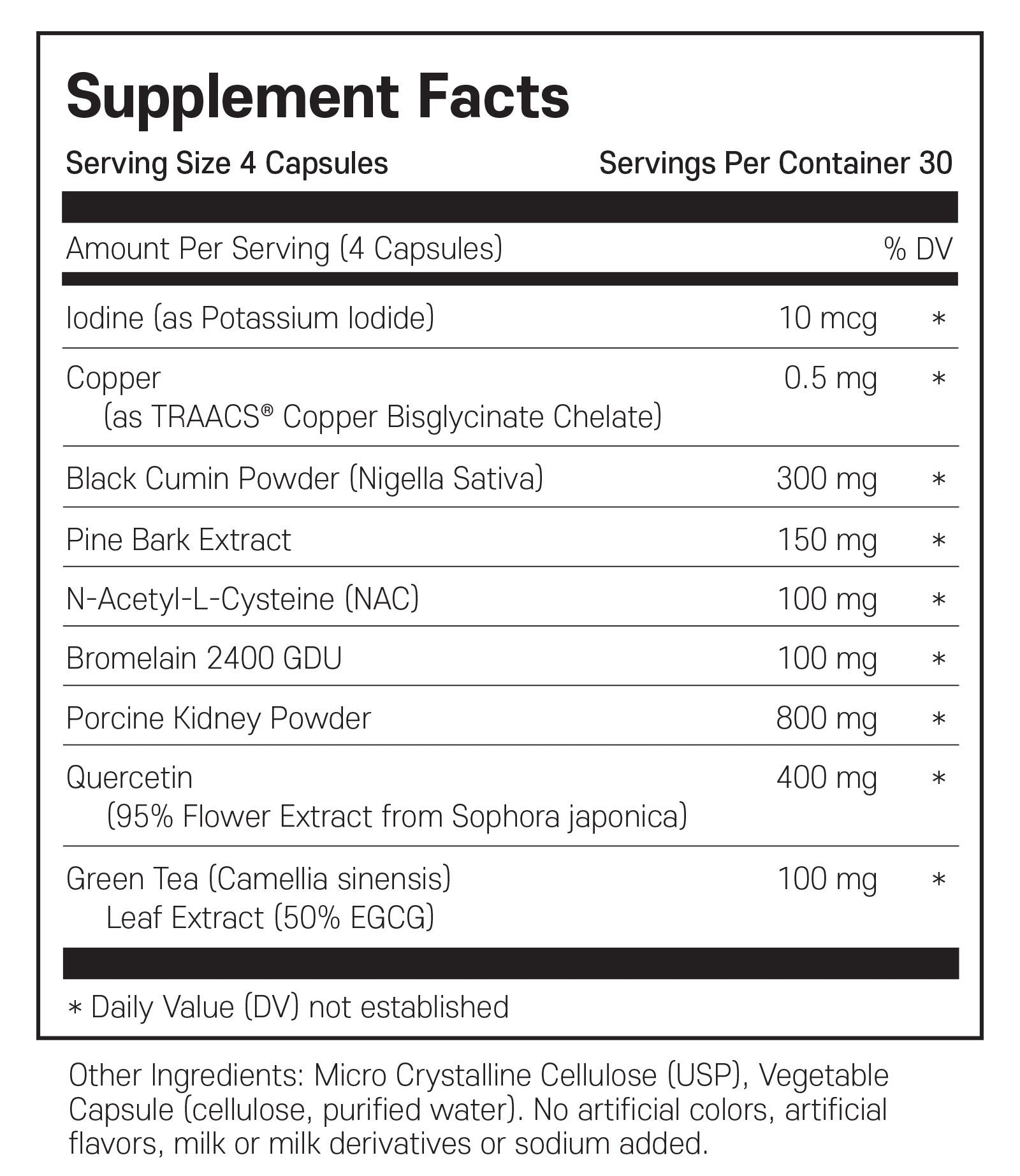 클린랩스 어드밴스 히스타민 블록커 120캡슐 - Kleen Labs Advanced Histamine Blocker 120 C